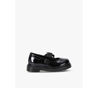 Dr. Martens Dr. Martens Maccy II Bow-Embellished Leather Shoes Black Eur 27 / 9 UK Kids