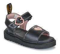 Dr. Martens Flat sandals Marlowe Hearts J Black+Powder Pink in Black 11.5 kid