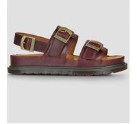 Dr. Martens Flat sandals San Two Strap Sandal Cherry Red Arcadia in Bordeaux 6