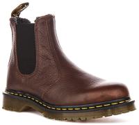 Dr Martens Fleece Pull On Leather Womens Ankle Boot In Dark Brown UK 3 - 7