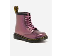 Dr Martens Girls 1460 Reptile Embossed Leather Boots in Purple - Purple - EU 32.5 UK 13