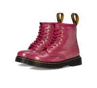Dr. Martens Girls' 1460 T (Toddler) Combat Boots, Fuchsia Silver Gold Glitter, 23.5 EU