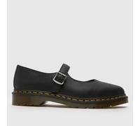 Dr. Martens Girls Elphie Mary Jane Flats in Black, Leather, Size: 6 UK 6