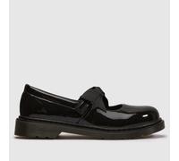 Dr Martens Girls Maccy II T Bar Shoes in Black, Size: 4 UK 4 (EU 37)