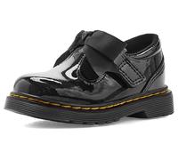 Dr. Martens Girls Polley II Bow Ys (Toddler), Black, 8 Toddler