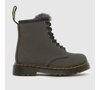Dr. Martens Grey 1460 Serena Toddler Boots UK 7 (EU 24)