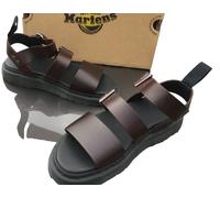 Dr Martens Gryphon brown charro brando leather sandals UK 9 EU 43