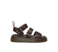 Dr. Martens womens Gryphon Quad, Dark Brown, 5
