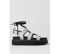 DR. MARTENS Heeled Sandal Woman color Grey - Size: 38 - female