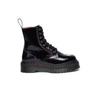 Dr Martens Jadon 8 Eye Distressed Leather Platform Boots, Black, Size 7, Women Black