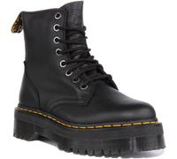 Dr Martens Jadon III Unisex 8 Eyelet Platform Leather Boot In Black Size UK 3- 8
