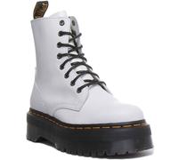 Dr Martens Jadon Smooth 8 Eye Unisex Sole Lace Up In White Size UK 3 - 8