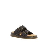 Black Buckle Detail Flat Sandals - female - Dr. Martens - Sliders - Black - 3 UK - Shoes 3 UK