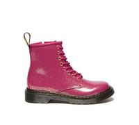 Dr Martens Junior 1460 J 8 Eye Boot Fuchsia Silver Gold Nebula Glitter - Black, Pink, Size 11 Younger Pink