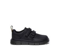 Dr Martens Junior Raffe Leather Double Strap Shoes, Black, Size 11 Younger Black