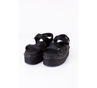 Dr. Martens - Kimber II Black Athena & Black/ Yellow Webbing - Girl Sandals - black - EU 39 - Textile, Synthetic/Textile/Rubber,Synthetics EU 39