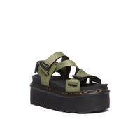 Dr. Martens - Kimber II Muted Olive Athena/Olive/Smoked Mint Webbing - Girl Sandals - green - EU 41 - Textile, Synthetic/Textile/Rubber,Synthetics EU 41