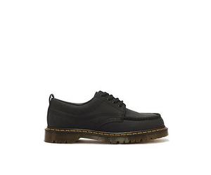Dr Martens Lowell 4 Eye Crazy Horse Leather Moc Toe, Black, Size 11, Men Black