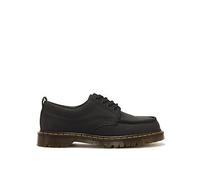 Dr Martens Lowell 4 Eye Crazy Horse Leather Moc Toe, Black, Size 7, Men Black