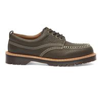 Dr. Martens Lowell Wild Grain Leather Moc Toe - Olive 10 10