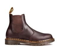 Dr Martens 2976 Yellow Stitch Chelsea Boot Boots - Dark Brown Crazy Horse UK 9