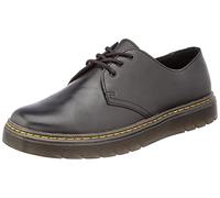 DR MARTENS Men's 3 Eye Shoe Sneaker, Black Luxury, 10 UK