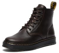 Dr. Martens Men's Brookline Chukka 6 Eye BootPlatform, Brown, 8 UK