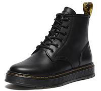 Dr. Martens Men's Brookline Chukka Black LussoPlatform, Black, 6 UK