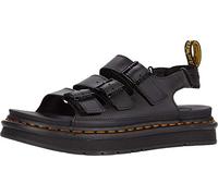 Dr. Martens Men's Soloman Sandal, Black Hydro Leather, 13 UK