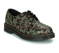 Dr. Martens Mid Boots 1461 Smooth Distorted Leopard in Kaki 4