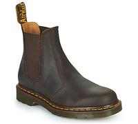 Dr Martens 2976 Yellow Stitch Chelsea Boot Boots - Dark Brown Crazy Horse UK 7