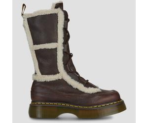 Dr. Martens Mid Boots Buzz Lace WL High Leg Boot Dark Brown in Brown 8