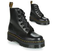 Dr. Martens Boots Molly 6-Eye Buttero Black - Women's UK 6.5