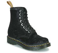 Dr Martens Vegan 1460 Crus Velvet Lace Up Ribbon Boots Womens In Black UK 3 - 7