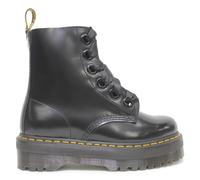Dr. Martens Molly Buttero Leather Women's Ankle Boots - Black - Size:UK 7
