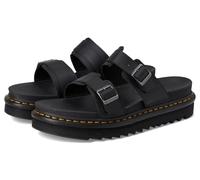 Dr. Martens Myles Black Brando Sandal, Black Athena, 9 Women/8 Men