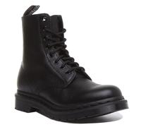 Dr Martens Pascal 8 Eye Lace Up Virginia Core For Womens In Black Size UK 3 - 9