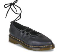 Virginia Elphie II Ballet Pumps in Leather Black