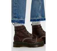 Dr. Martens Sinclair Floral Boots at Free People in Dark Brown, Size: US 7 - female