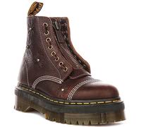 Dr. Martens Mid Boots Sinclair Flower Dark Brown Grizzly in Brown 7
