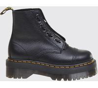 DR. MARTENS Sinclair Milled Nappa Leather Boots with Zip and Platform Sole - Size: 3 - female