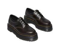 Dr. Martens Unisex-Adult 8053 Quad Leather Platform Shoes, Dark Khaki, 8 UK
