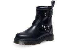 Dr. Martens Unisex-Adult Anistone Harness Motorcycle Boot, Black, 12 Women/11 Men