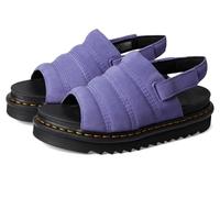 Dr. Martens unisex-adult Kole Sandal, Twilight Purple Suede, 10 Women/9 Men