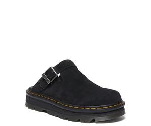Dr. Martens Unisex Adult Zeb Zag Mule, Black Eh Suede, 7 Women/6 Men