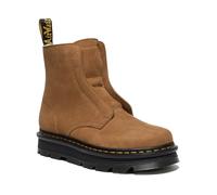 Dr. Martens unisex-adult Zebzag Laceless Boot, Desert Brown Milled Nubuck Wp, 15 Women/14 Men