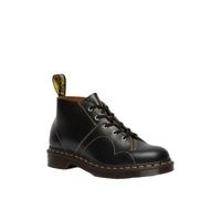 Dr. Martens Unisex Church Greasy Smooth Leather Black Boots 4 UK