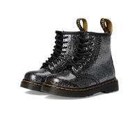 Dr. Martens unisex kid 1460 J (little kid/big kid), Black Silver Glitter, 31 EU