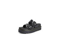 Dr. Martens Unisex Myles Open Toe Sandals, Black (Black Brando 001), 4 UK