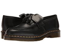 Dr. Martens Unisex Tassel Loafer Boat Shoe, Black Smooth, 10 UK